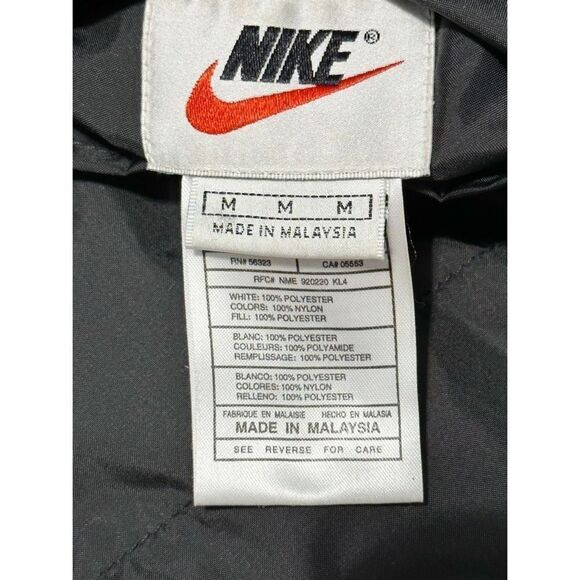 Nike‎ Women's Vintage Half Zip Reversible Hooded Windbreaker Jacket Blue Medium - Picture 3 of 16
